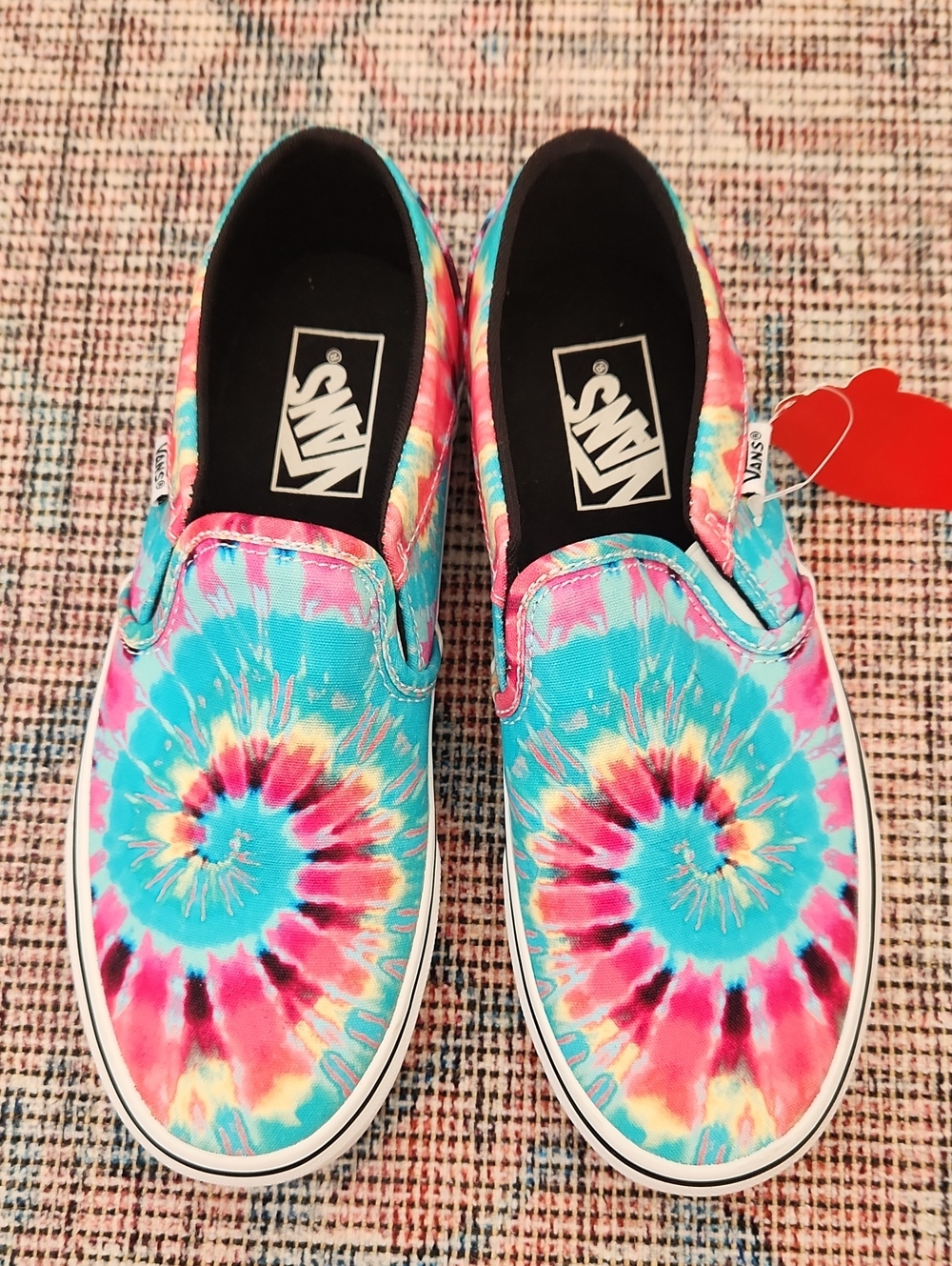 NWT Vans Slip On Sneakers 7.5 Tie Dye